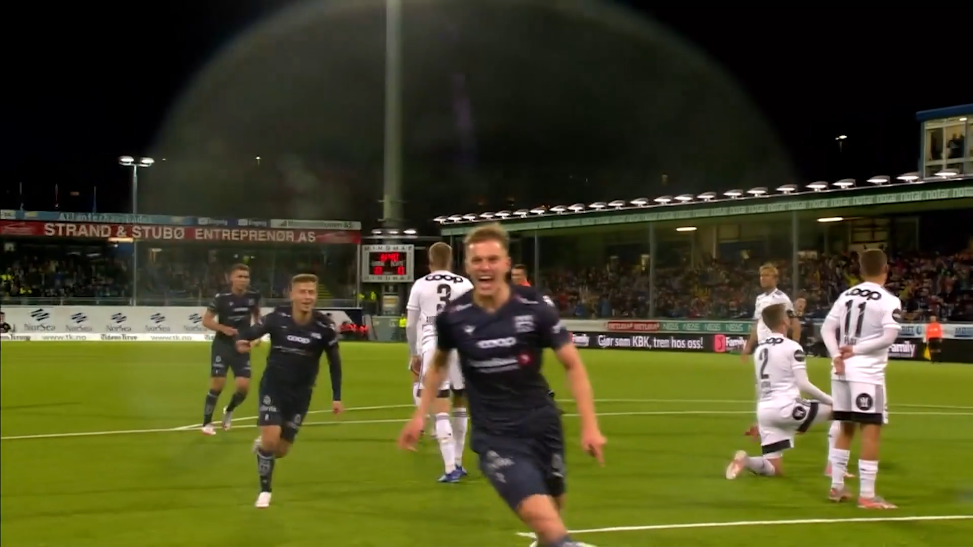 Høydepunkter fra Kristiansund mot Rosenborg